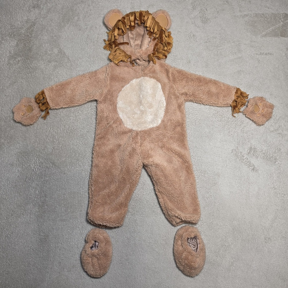 Loveable Lion Infant Costume 6-12 Months 6 Piece Halloween Dress Up - Picture 2 of 16